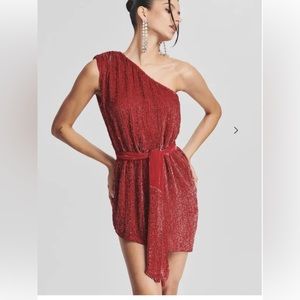 NWT Retrofete Ella Dress in Red M